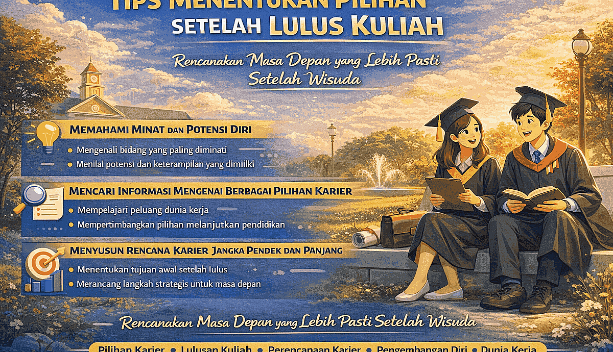 Tips Menentukan Pilihan Setelah Lulus Kuliah