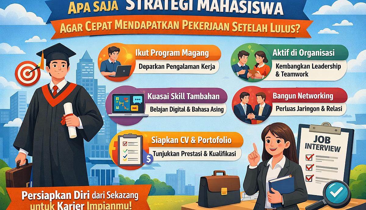 Apa Saja Strategi Mahasiswa Agar Cepat Mendapatkan Pekerjaan Setelah Lulus?