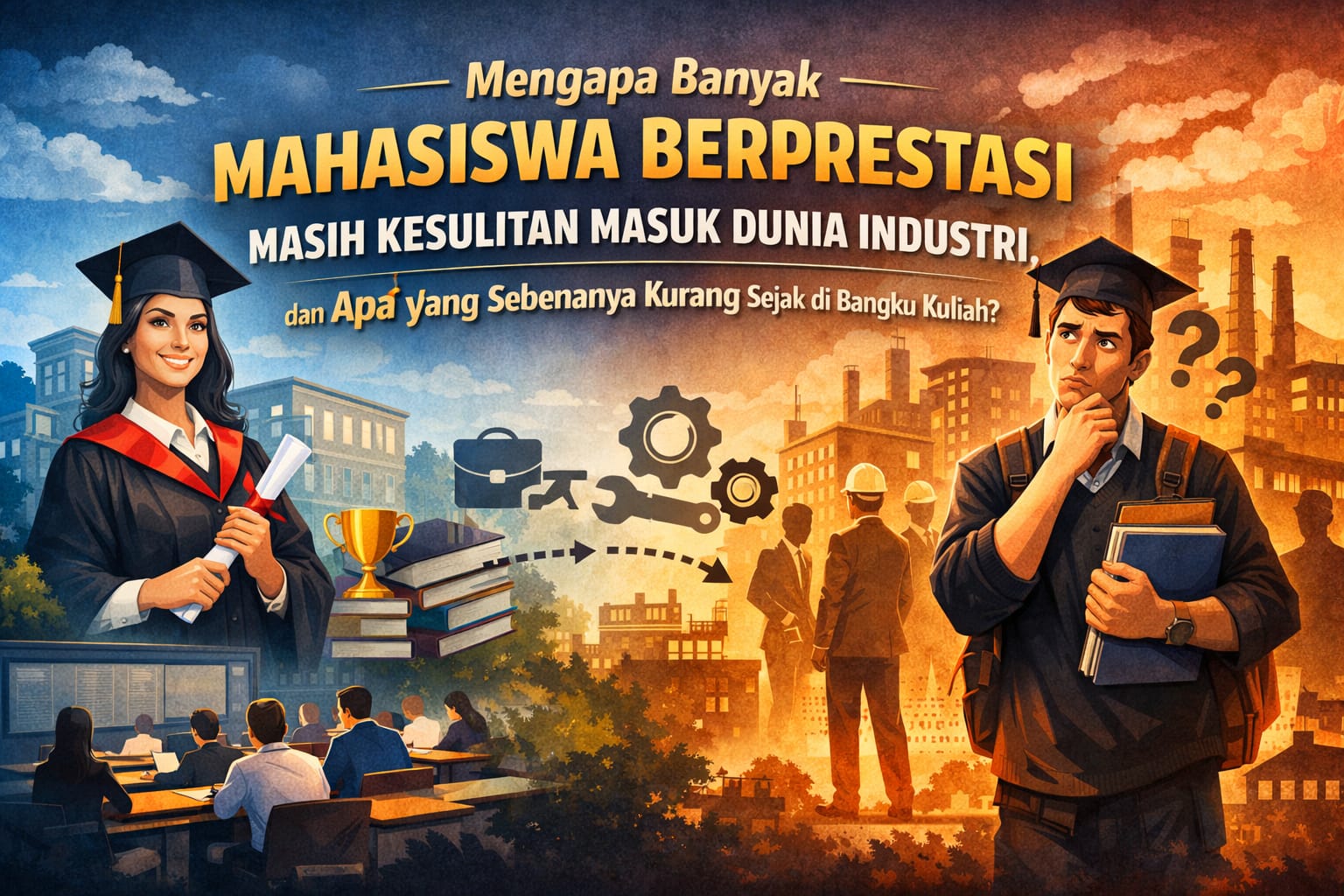Mengapa Banyak Mahasiswa Berprestasi Masih Kesulitan Masuk Dunia Industri, dan Apa yang Sebenarnya Kurang Sejak di Bangku Kuliah