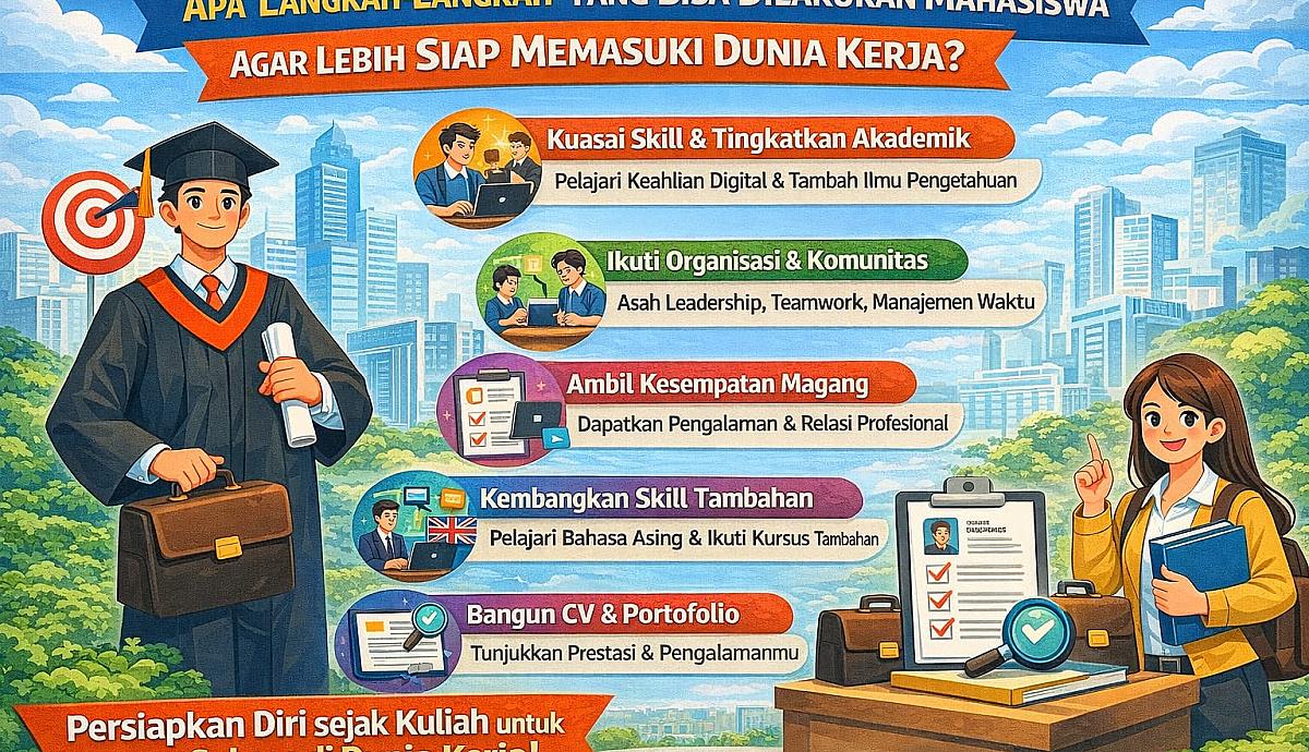 Apa Langkah-Langkah yang Bisa Dilakukan Mahasiswa Agar Lebih Siap Memasuki Dunia Kerja?