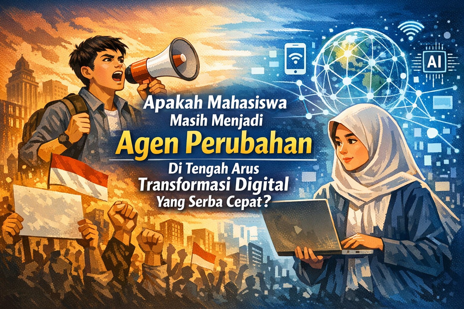 Apakah Mahasiswa Masih Menjadi Agen Perubahan Di Tengah Arus Transformasi Digital Yang Serba Cepat?