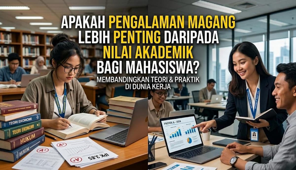Apakah Pengalaman Magang Lebih Penting daripada Nilai Akademik bagi Mahasiswa?