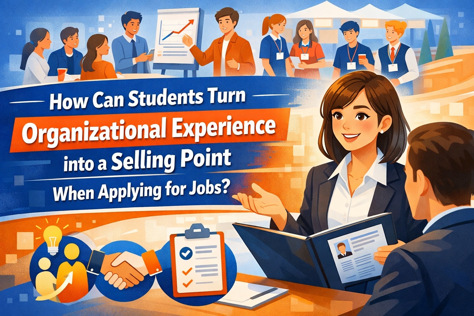 How Can Students Turn Organizational Experience into a Selling Point When Applying for Jobs?