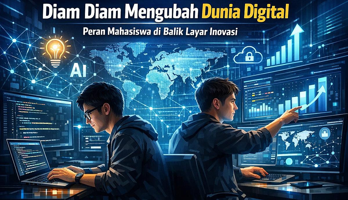 Diam Diam Mengubah Dunia Digital Peran Mahasiswa di Balik Layar Inovasi