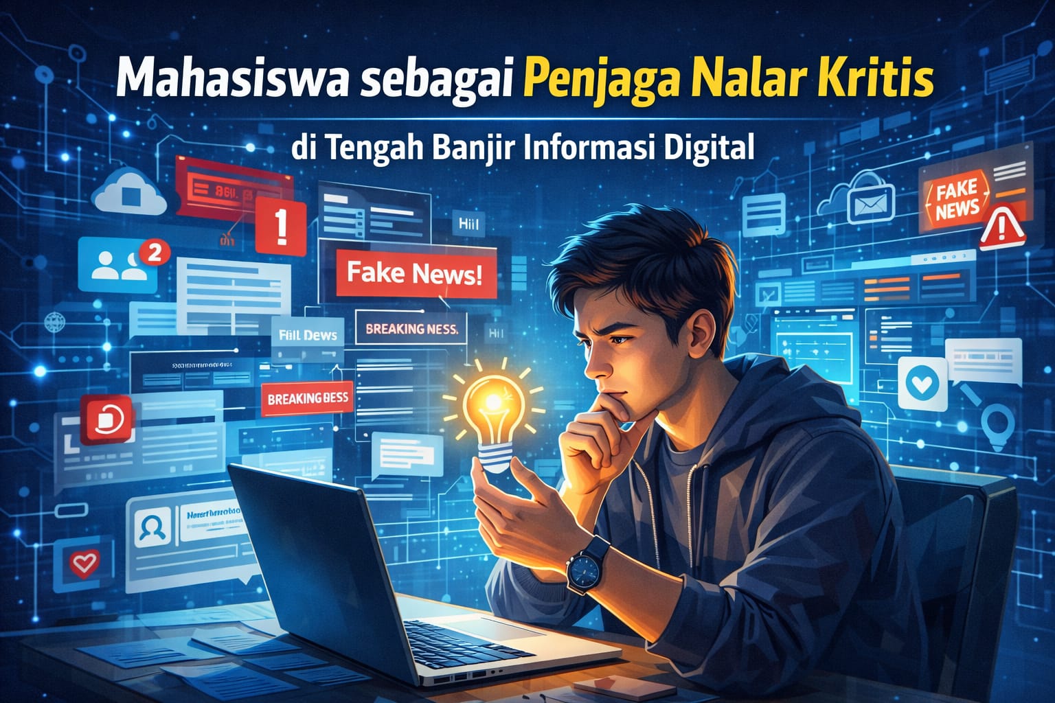 Mahasiswa sebagai Penjaga Nalar Kritis di Tengah Banjir Informasi Digital