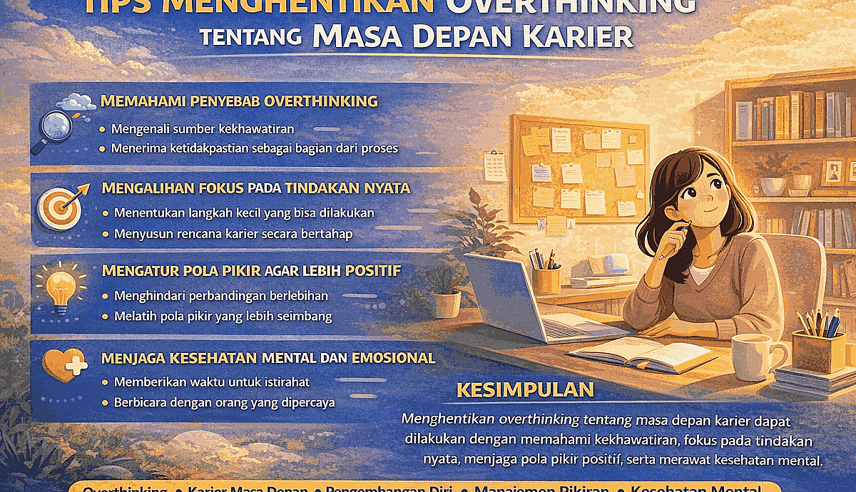 Tips Menghentikan Overthinking Tentang Masa Depan Karier