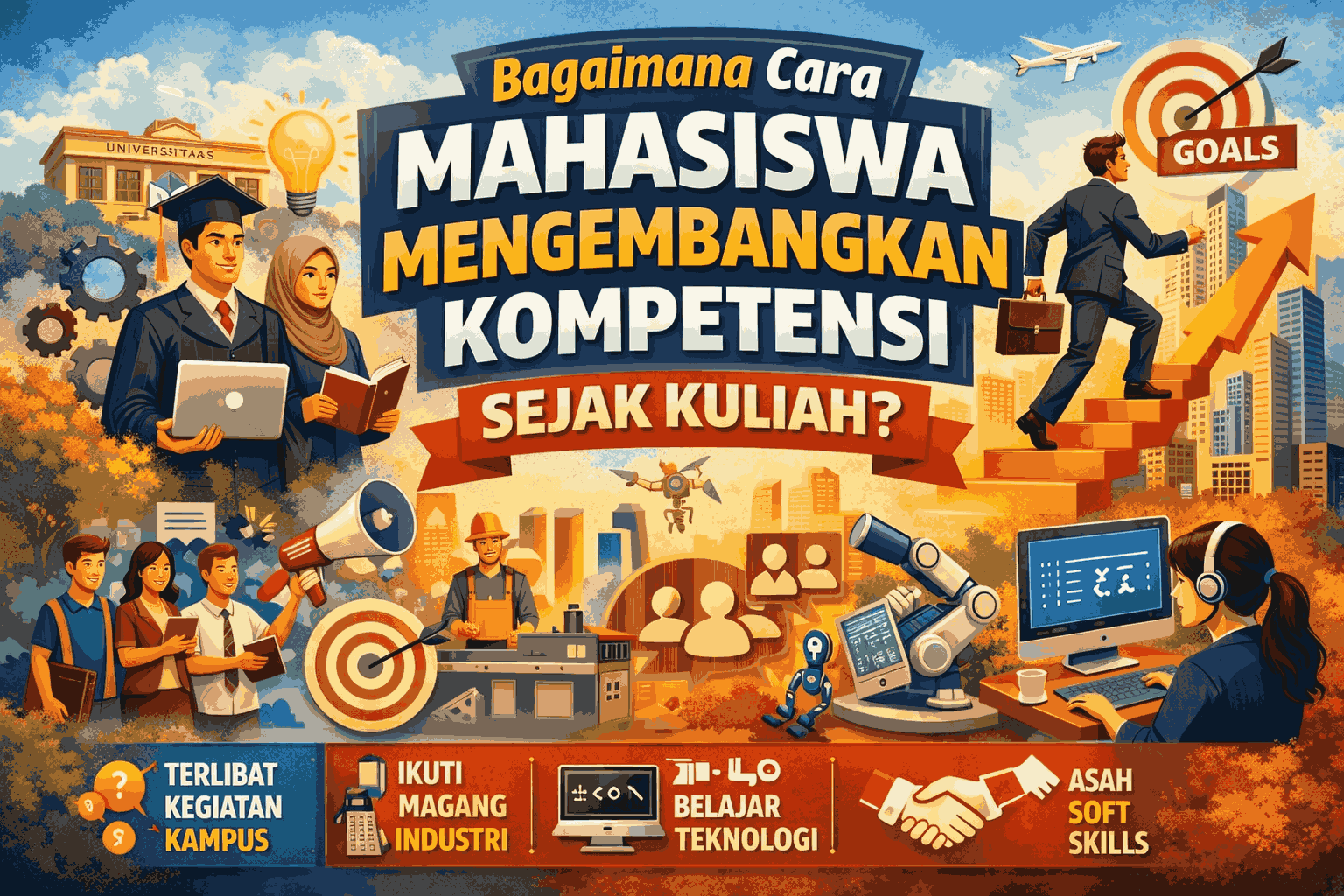Bagaimana Cara Mahasiswa Mengembangkan Kompetensi Sejak Kuliah?