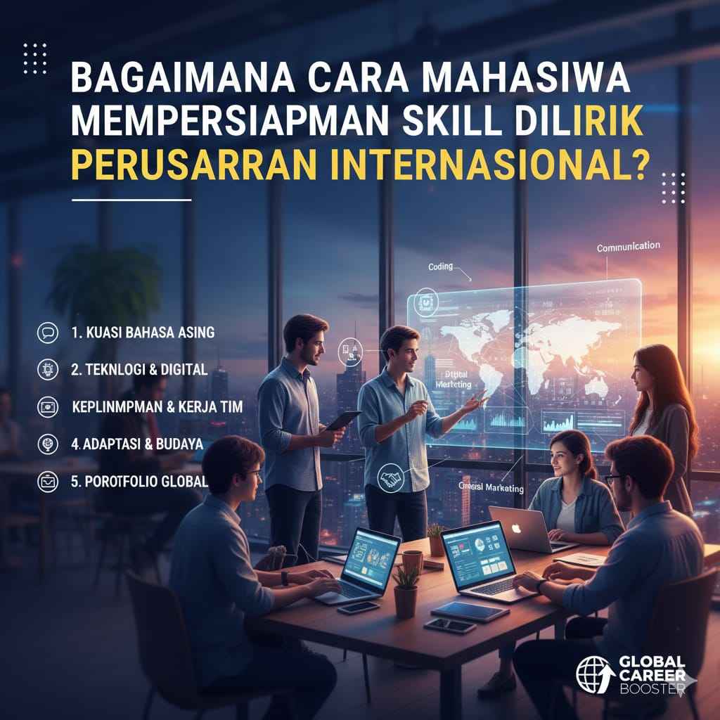 Bagaimana Cara Mahasiswa Mempersiapkan Skill agar Dilirik Perusahaan Internasional?