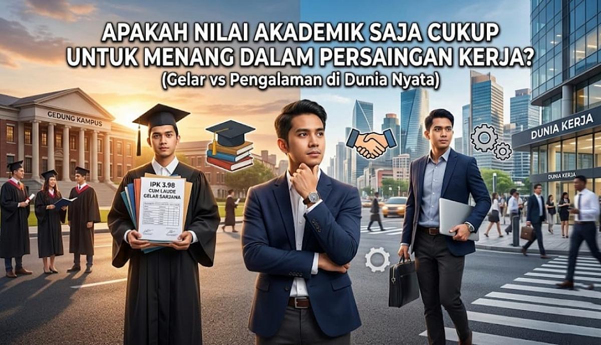 Apakah Nilai Akademik Saja Cukup untuk Menang dalam Persaingan Kerja?