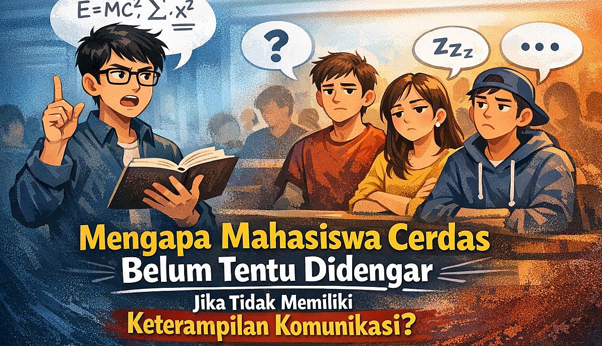 Mengapa Mahasiswa Cerdas Belum Tentu Didengar Jika Tidak Memiliki Keterampilan Komunikasi?