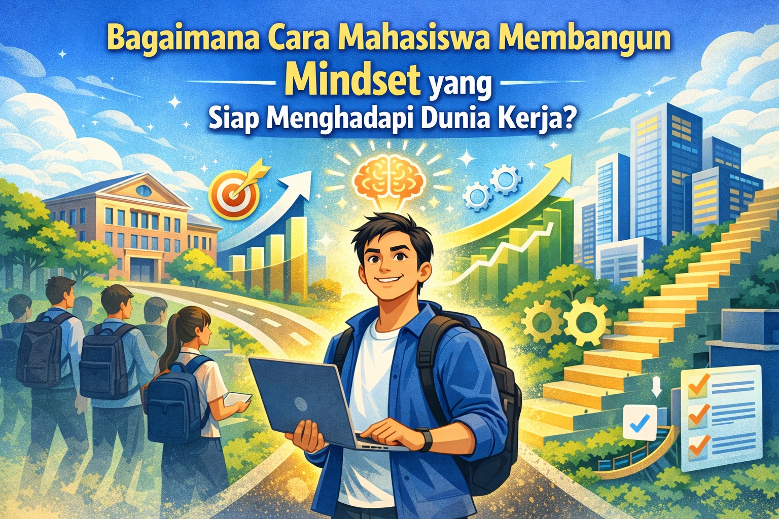 Bagaimana Cara Mahasiswa Membangun Mindset yang Siap Menghadapi Dunia Kerja?