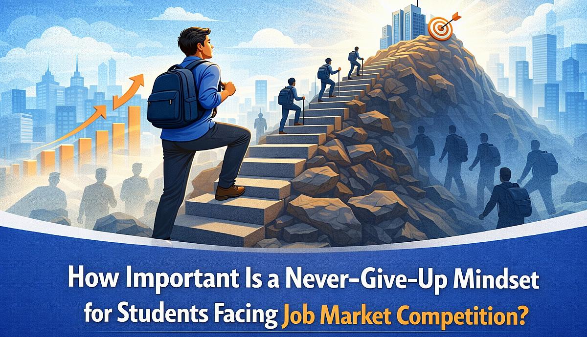 How Important Is a Never-Give-Up Mindset for Students Facing Job Market Competition?