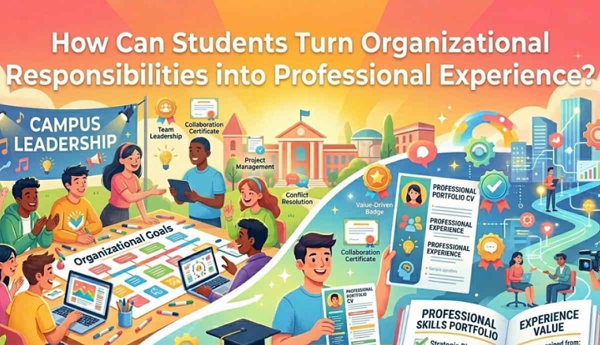 How Can Students Turn Organizational Responsibilities into Professional Experience?