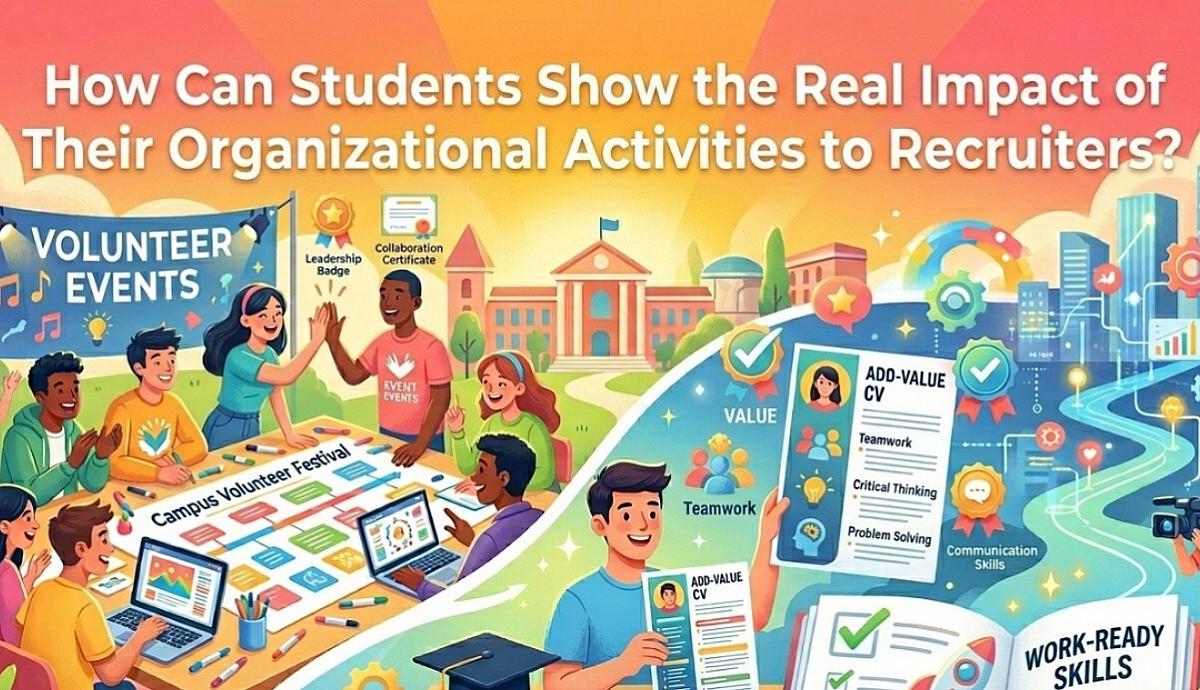How Can Students Show the Real Impact of Their Organizational Activities to Recruiters?