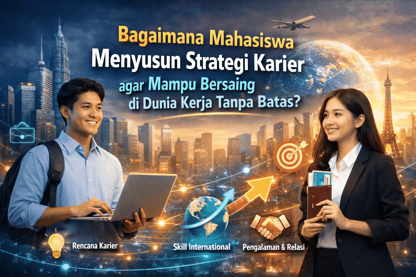 Bagaimana Mahasiswa Menyusun Strategi Karier Agar Mampu Bersaing Di Dunia Kerja Tanpa Batas?