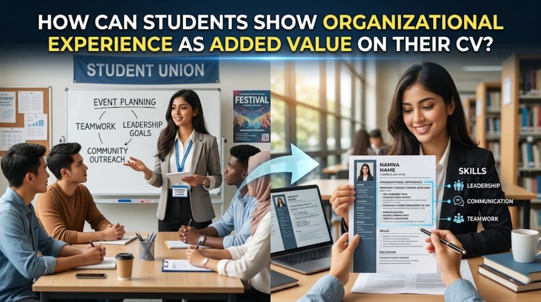 How Can Students Show Organizational Experience as Added Value on Their CV?