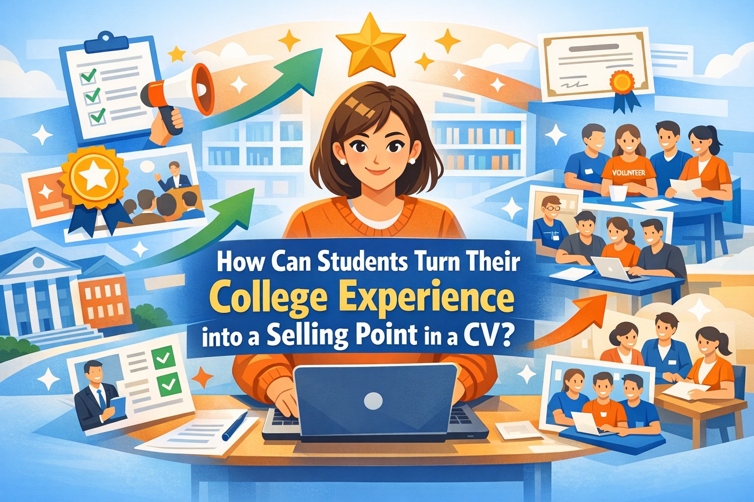 How Can Students Turn Their College Experience into a Selling Point in a CV?