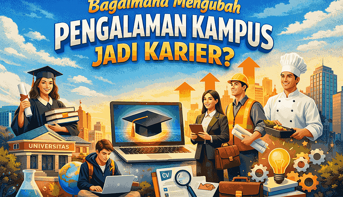 Bagaimana Mengubah Pengalaman Kampus Jadi Karier?