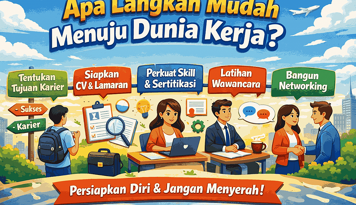 Apa Langkah Mudah Menuju Dunia Kerja?