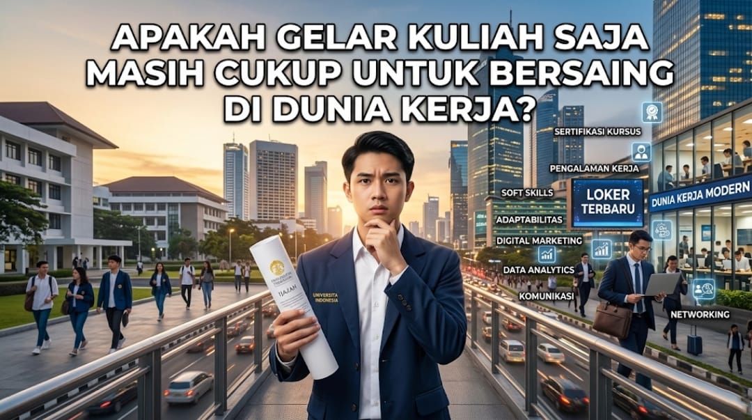 Apakah Gelar Kuliah Saja Masih Cukup untuk Bersaing di Dunia Kerja?