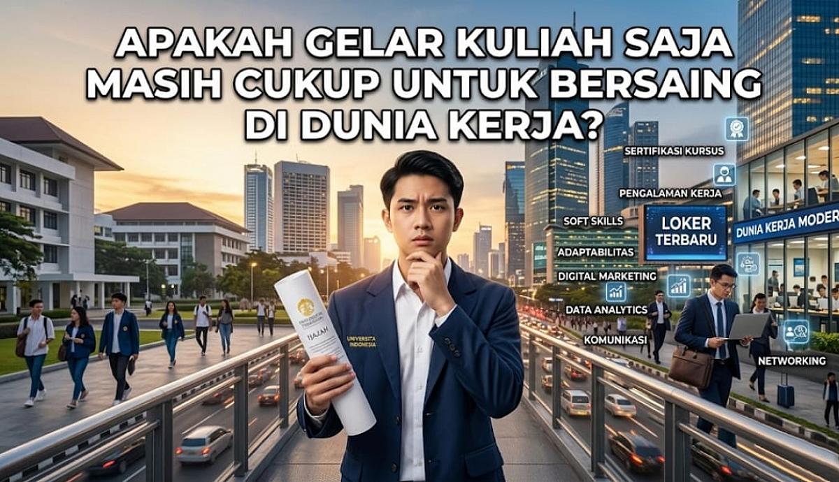 Apakah Gelar Kuliah Saja Masih Cukup untuk Bersaing di Dunia Kerja?