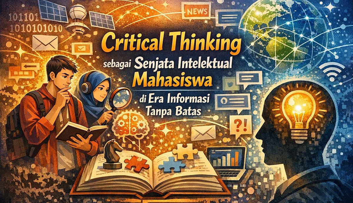 Critical Thinking sebagai Senjata Intelektual Mahasiswa di Era Informasi Tanpa Batas