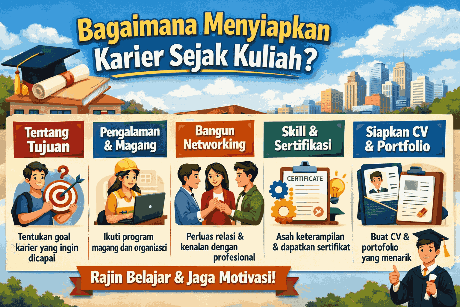 Bagaimana Menyiapkan Karier Sejak Kuliah?