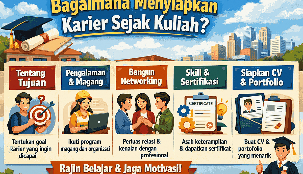 Bagaimana Menyiapkan Karier Sejak Kuliah?