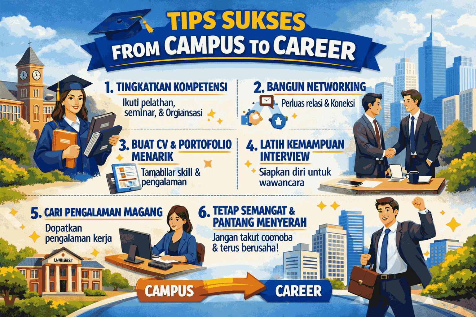 Apa Tips Sukses From Campus to Career?