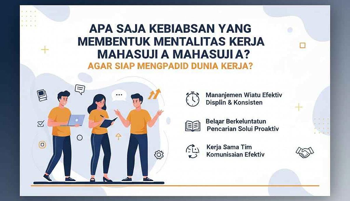 Apa Saja Kebiasaan yang Membentuk Mentalitas Kerja Mahasiswa Agar Siap Menghadapi Dunia Kerja?