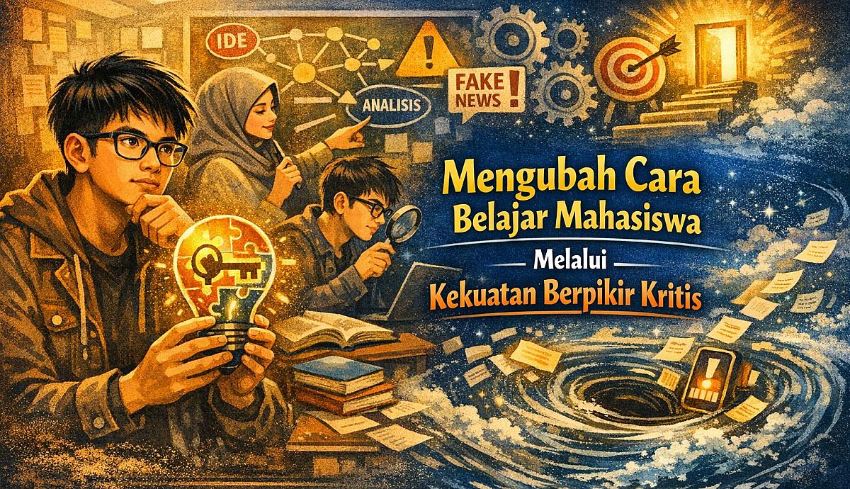 Mengubah Cara Belajar Mahasiswa Melalui Kekuatan Berpikir Kritis