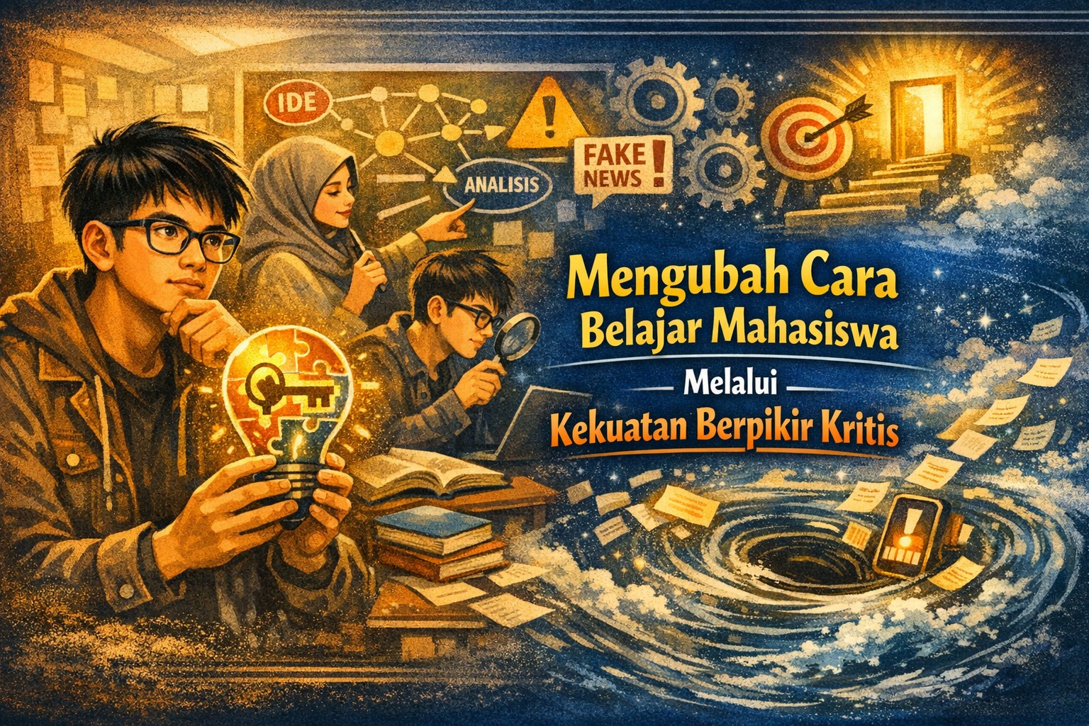 Mengubah Cara Belajar Mahasiswa Melalui Kekuatan Berpikir Kritis