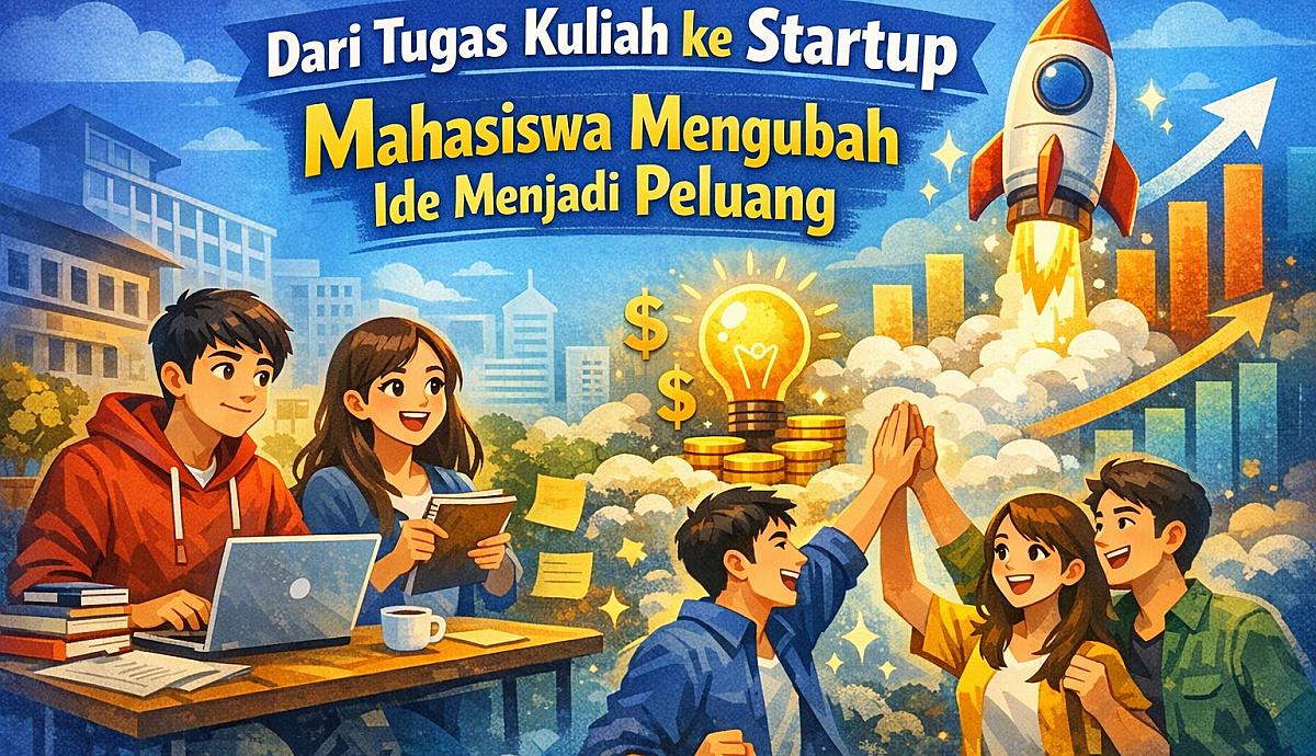 Dari Tugas Kuliah ke Startup Mahasiswa Mengubah Ide Menjadi Peluang