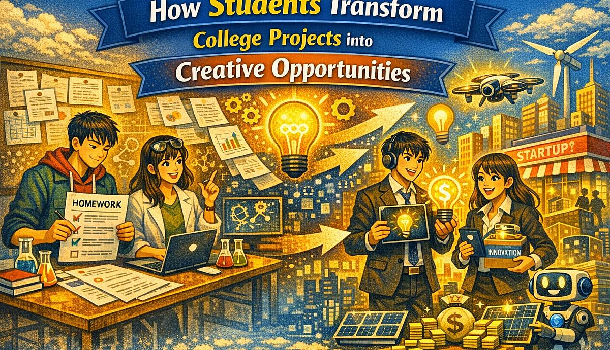 How Students Transform College Projects into Creative Opportunities