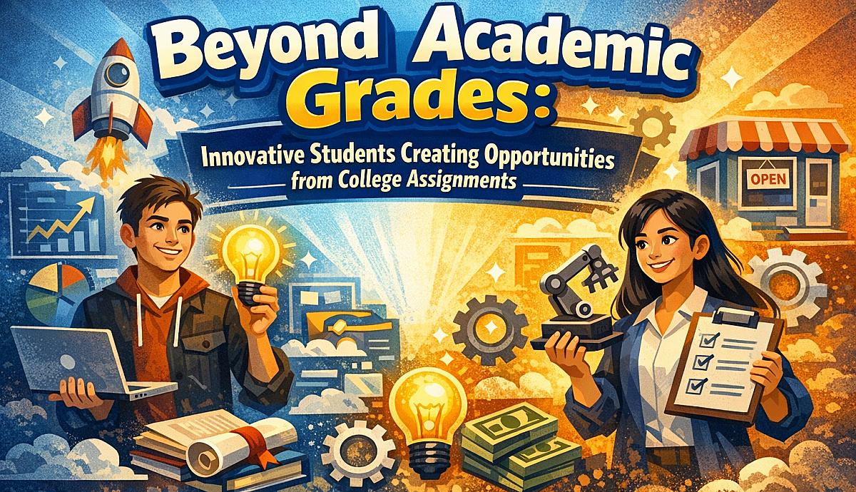 Beyond Academic Grades: Innovative Students Creating Opportunities from College Assignments