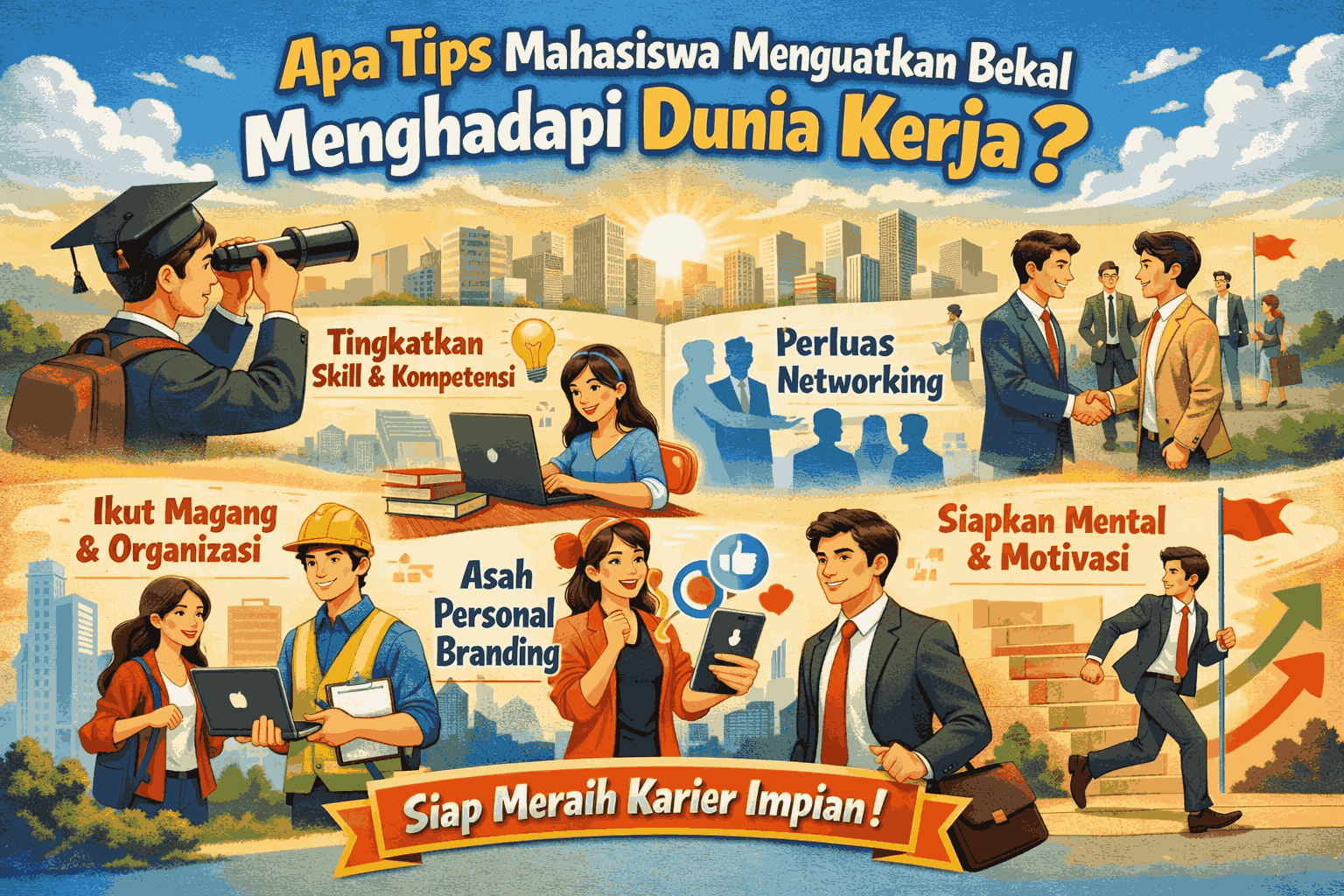 Apa Tips Mahasiswa Menguatkan Bekal Menghadapi Dunia Kerja?
