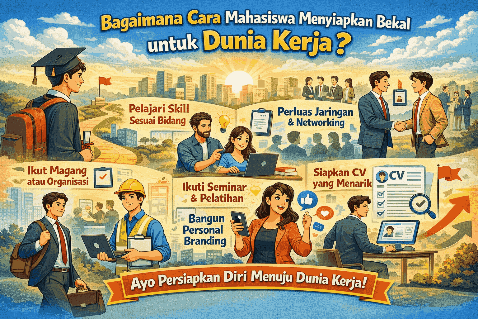 Bagaimana Cara Mahasiswa Menyiapkan Bekal untuk Dunia Kerja?