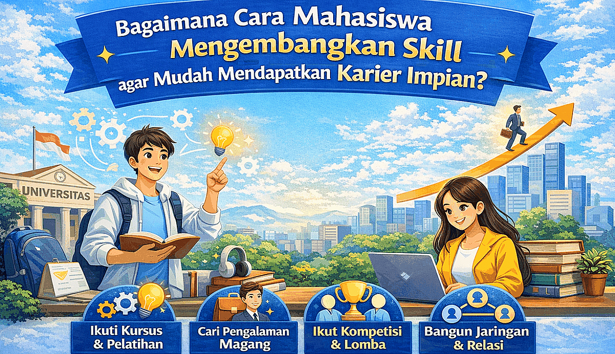 Bagaimana Cara Mahasiswa Mengembangkan Skill Agar Mudah Mendapatkan Karier Impian?