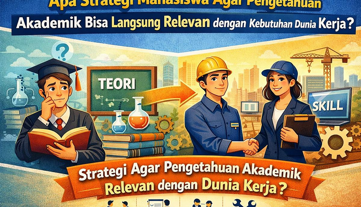 Apa Strategi Mahasiswa Agar Pengetahuan Akademik Bisa Langsung Relevan Dengan Kebutuhan Dunia Kerja?