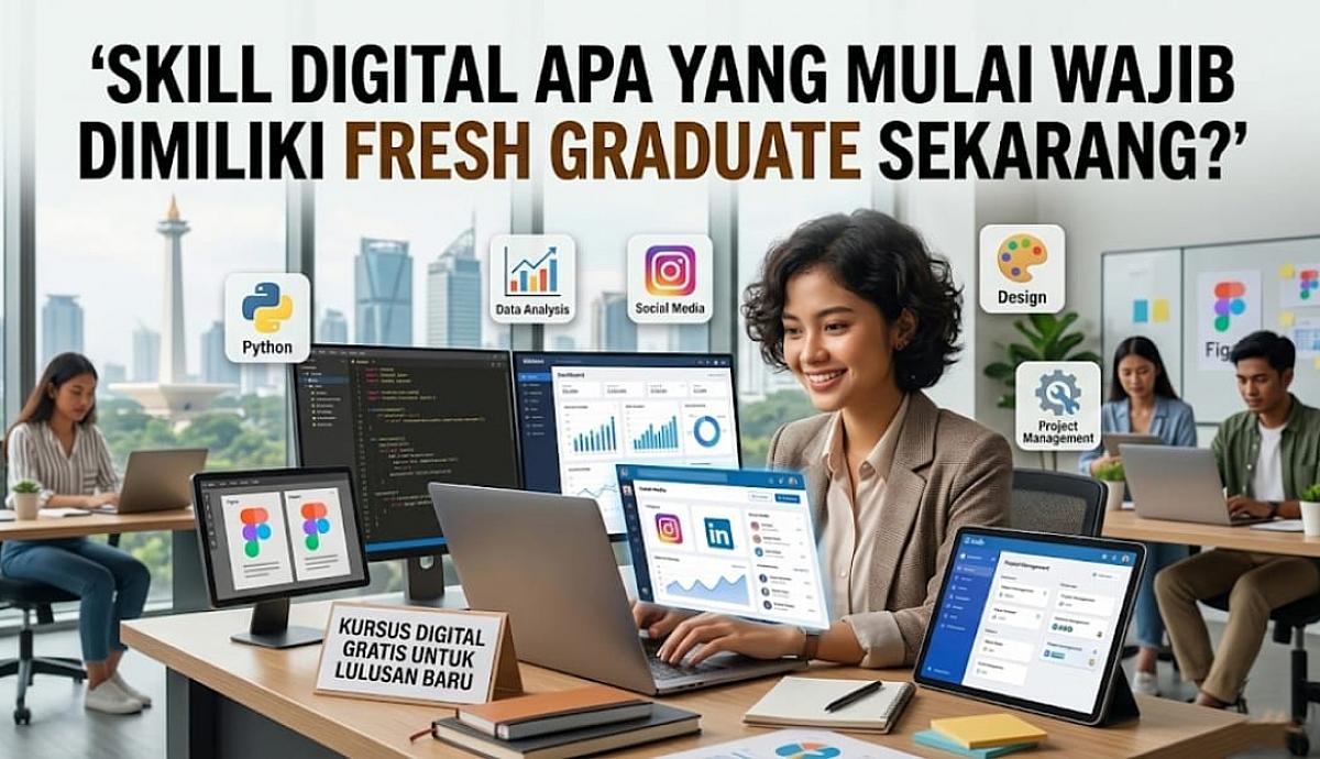 Skill Digital Apa yang Mulai Wajib Dimiliki Fresh Graduate Sekarang?