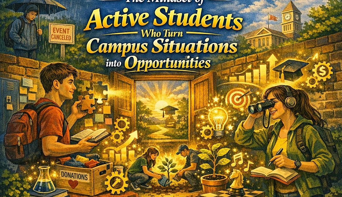 The Mindset of Active Students Who Turn Campus Situations into Opportunities