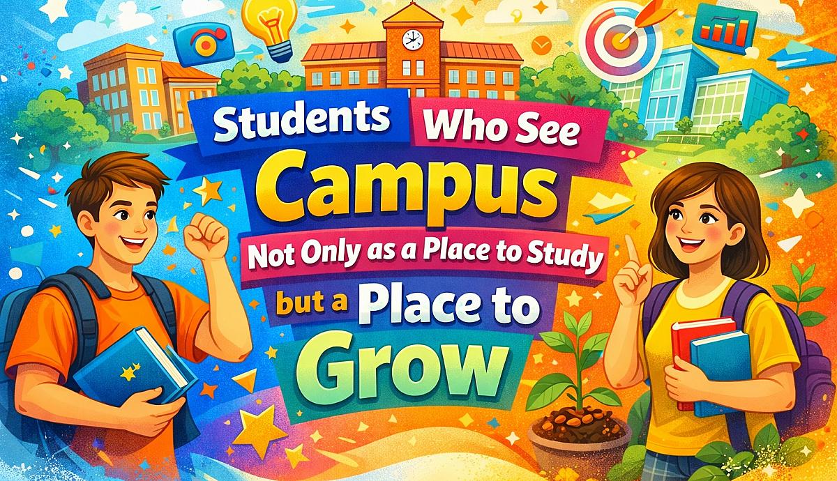 Students Who See Campus Not Only as a Place to Study but a Place to Grow