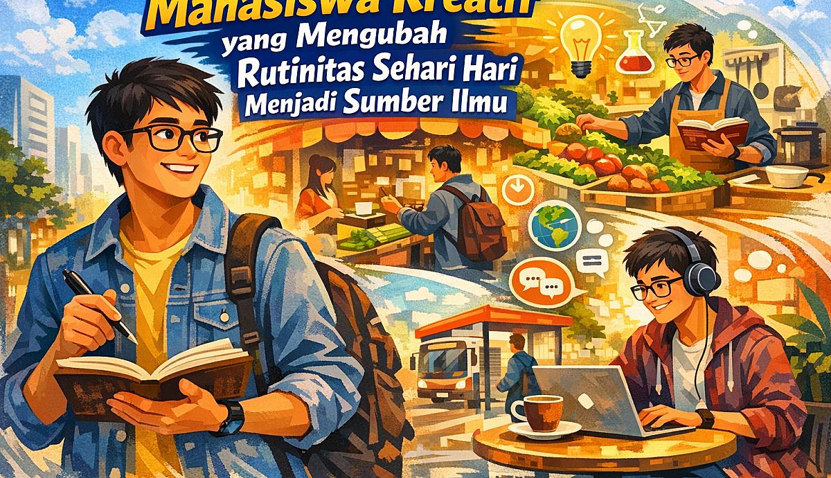 Mahasiswa Kreatif yang Mengubah Rutinitas Sehari Hari Menjadi Sumber Ilmu