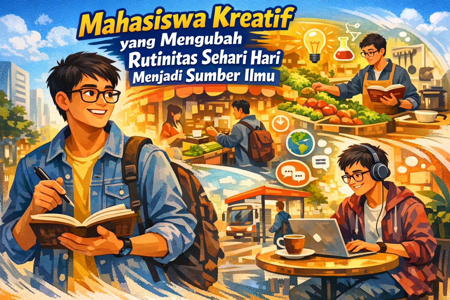 Mahasiswa Kreatif yang Mengubah Rutinitas Sehari Hari Menjadi Sumber Ilmu