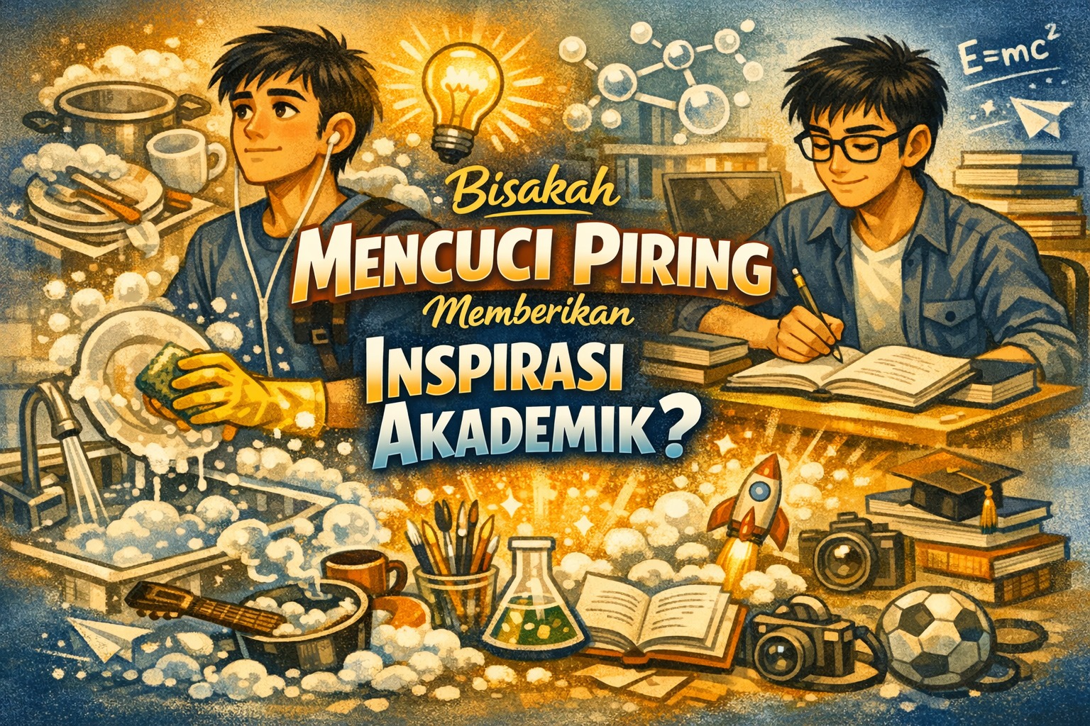 Bisakah Mencuci Piring Memberikan Inspirasi Akademik?