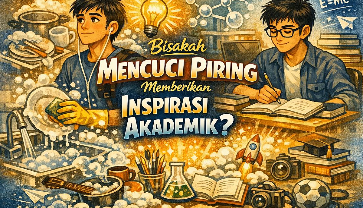 Bisakah Mencuci Piring Memberikan Inspirasi Akademik?