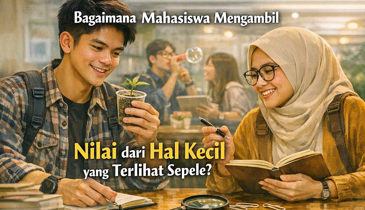 Bagaimana Mahasiswa Mengambil Nilai dari Hal Kecil yang Terlihat Sepele?