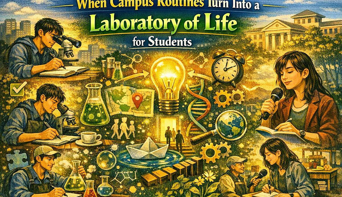 When Campus Routines Turn Into a Laboratory of Life for Students