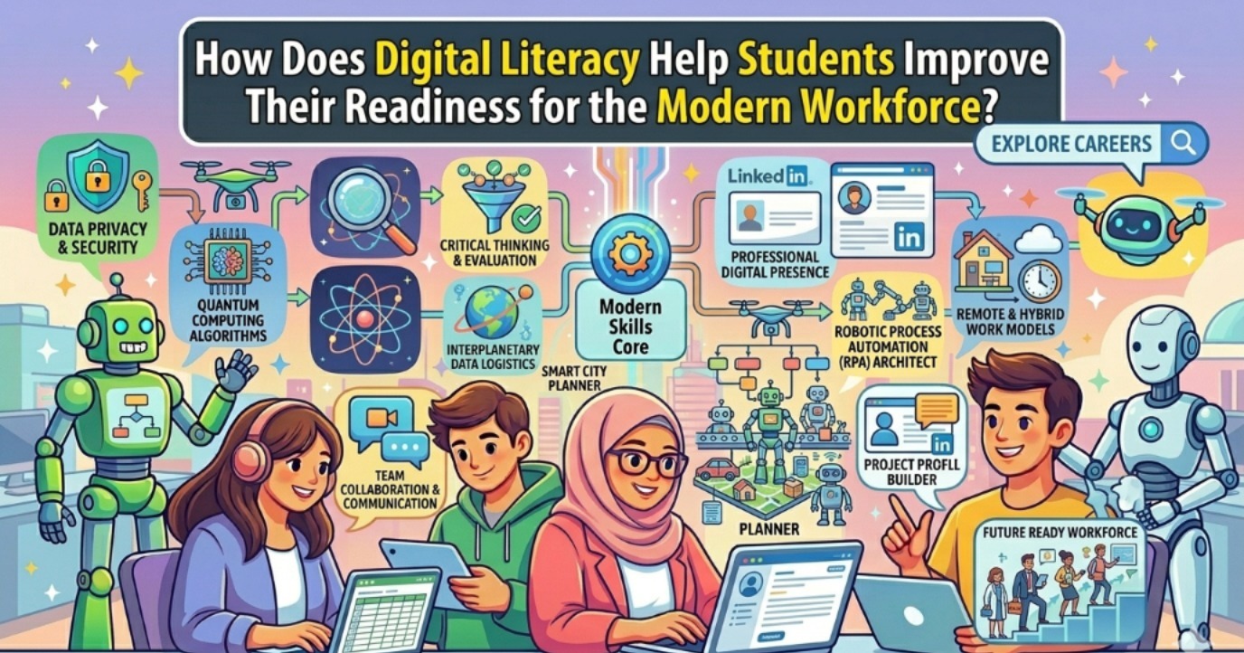 How Does Digital Literacy Help Students Improve Their Readiness for the Modern Workforce?