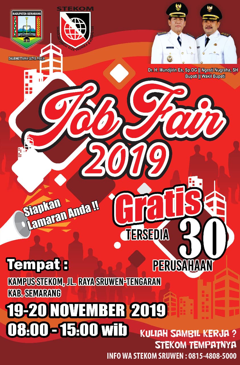 Job Fair 2019 Stekom Dan Disnaker Kabupaten Semarang